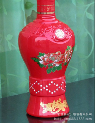 彩色噴涂玻璃酒瓶 精致烤花酒瓶 量大從優(yōu) 保質保量 圖片_高清大圖 